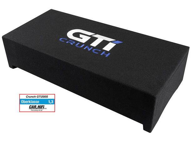 CRUNCH GTI200S 2x8" Downfire-basskasse 8" downfire basskasse med slave