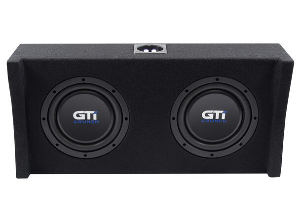 CRUNCH GTI200S 2x8" Downfire-basskasse 8" downfire basskasse med slave