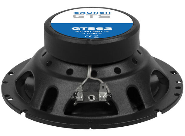 CRUNCH GTS62, 2-vei koaxial 16,5 cm 16,5 cm (6½") Koaxial høyttalere
