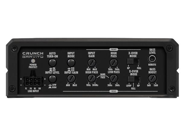CRUNCH GTX2400.4D, 4-kanals forsterker Class D Digital 4-kanals forsterker