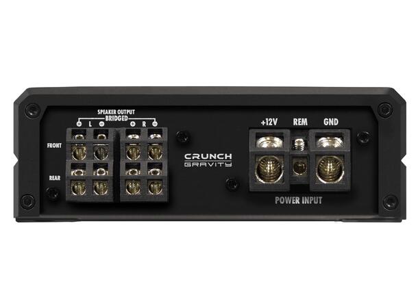 CRUNCH GTX2400.4D, 4-kanals forsterker Class D Digital 4-kanals forsterker