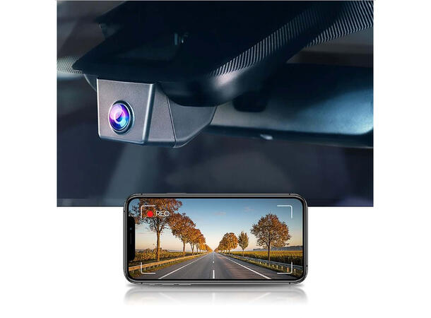 FITCAMX Integrert 4K Dashcam (foran+bak) Lexus ES300h (2019 -->)