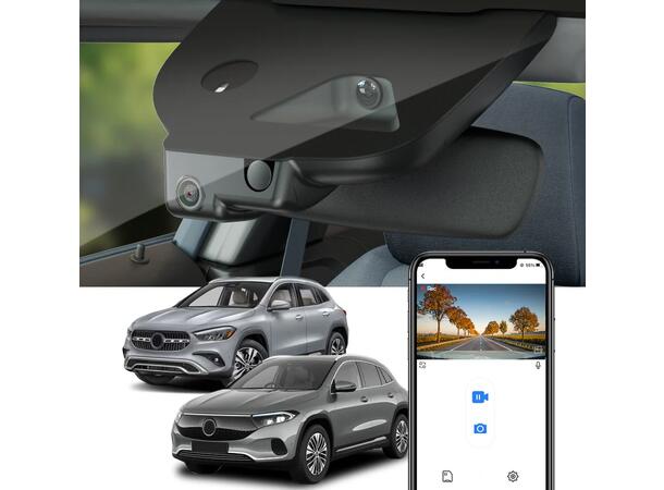FITCAMX Integrert 4K Dashcam (front) MB EQA (2024 - 2025)