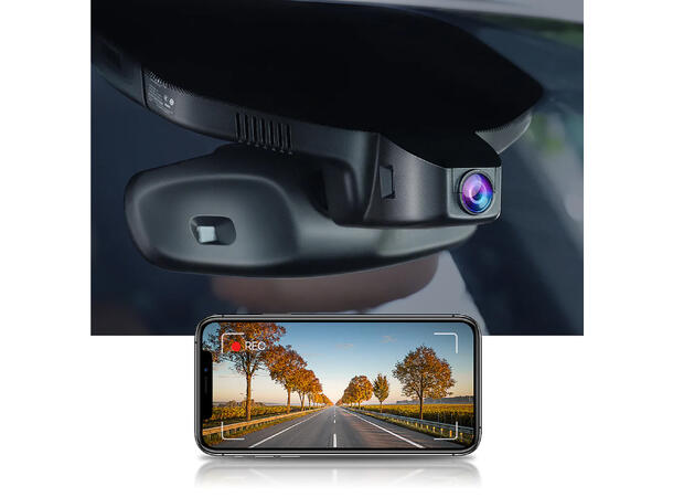 FITCAMX Integrert 4K Dashcam (front) Maserati Quattroporte (2017 -->)