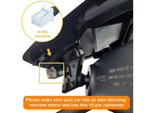 FitDVR Dashcam Power Adapter Mazda 10-pin