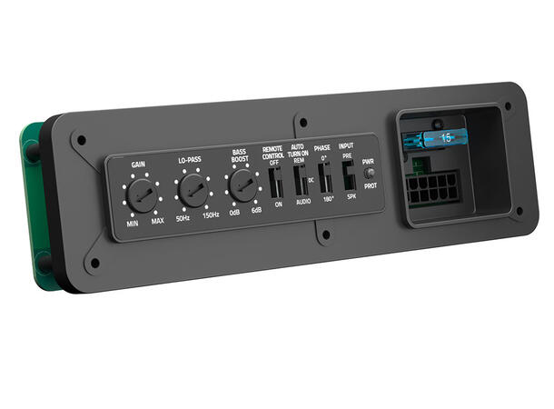 Hertz DBA201  8" Aktiv Subwoofer 440W max doble slaveelementer