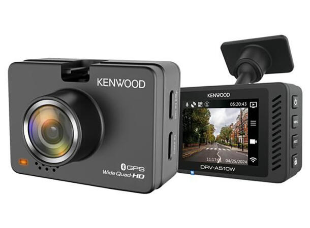 Kenwood DRVA510W dashcam Dashcam med trådløst WiFi 2K og GPS
