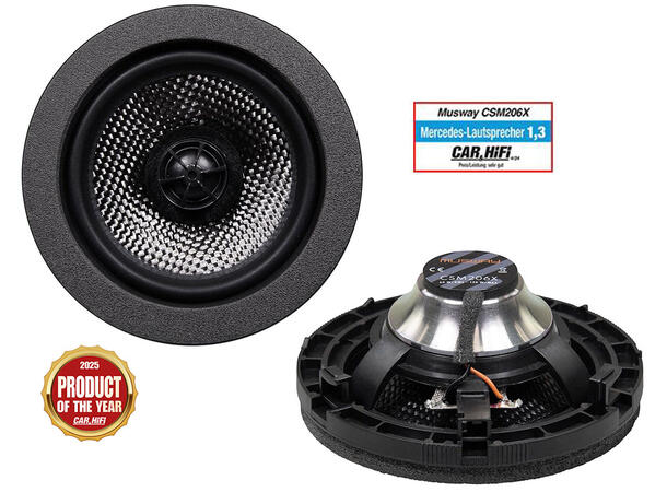 Musway 4" koaxial 4" koaxialhøyttalere for Mercedes W206