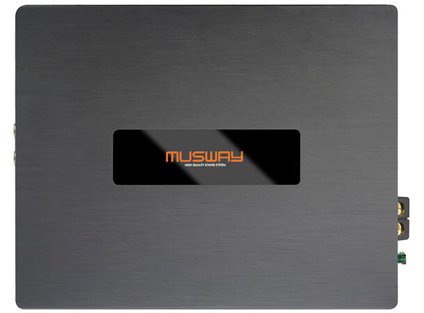 Musway 6-kanals DSP-forsterker 630W RMS leveres uten ISO