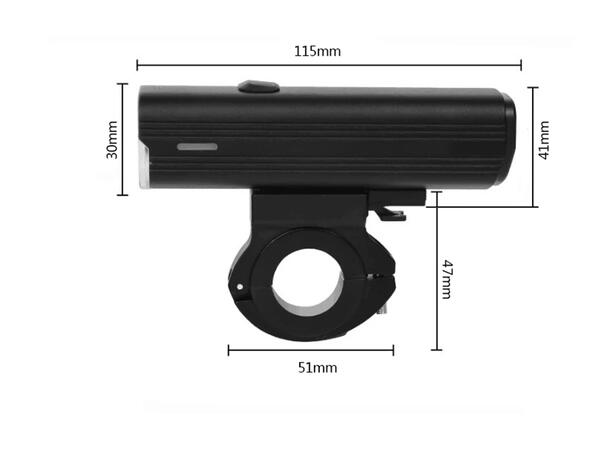 Speras UB1000 lykt for sykkel, Inkl UB4 1000lm / 4800mah