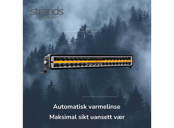 Strands LED-lys med varme! 22" SIBERIA DRH 