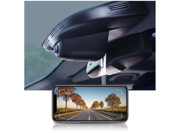 FITCAMX Integrert 4K Dashcam (front) Alfa Romeo Giulia (2016 -->)