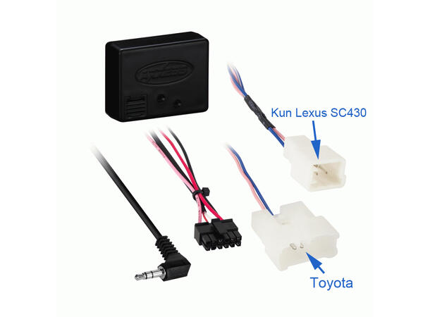 Metra ASWC m/Toyota/Lexus kabelsett Toyota m/12-pins plugg / Lexus m/6-pin.
