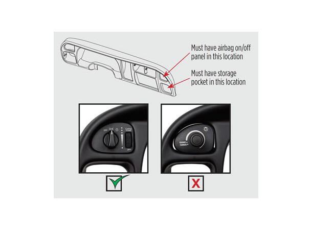 Metra Premium dashbordpanel 2-DIN Dodge Ram (1998 - 2002)