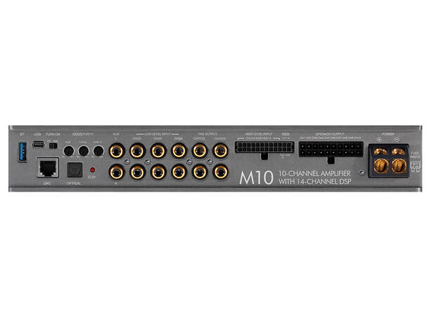 Musway 10-kanals DSP-forsterker 1120W RMS i 4 ohm