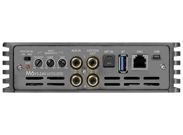 Musway 6-kanals DSP-forsterker 24v 630W RMS