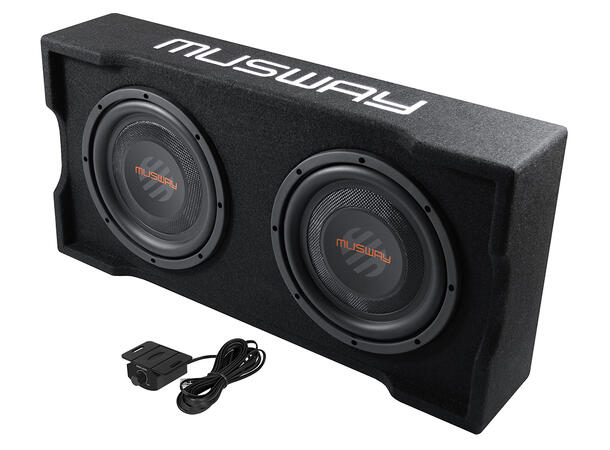 Musway MF210A, 10" Subwoofer med slave 800W max / 400W RMS