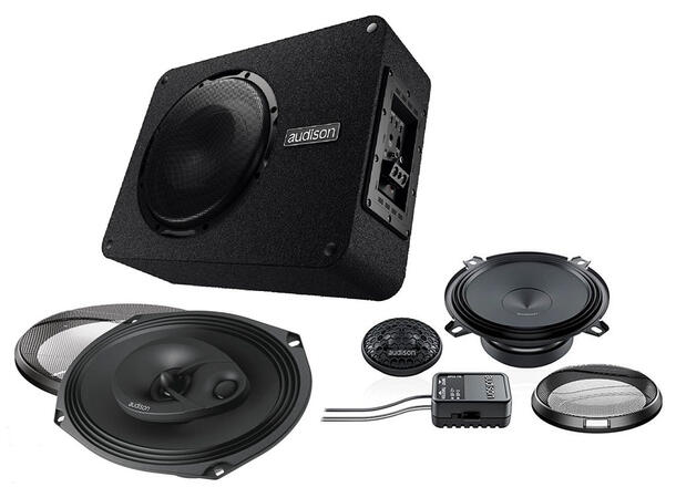 APBX10AS2+APK130+APX690 Audison lydpakke