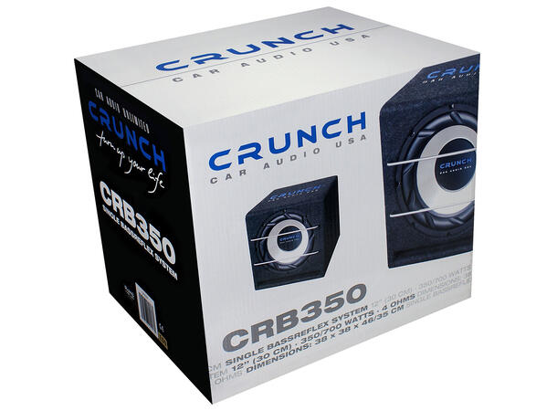 CRUNCH CRB-350 Single Bassreflekskasse 30 cm (12") Single Bassreflekskasse