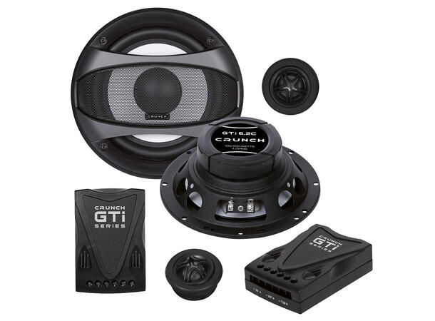CRUNCH GTI6.2C, 2-vei kompo 16,5 cm 16,5 cm (6½") Komponentsett