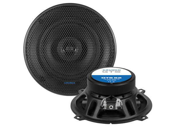 CRUNCH GTS52, 2-vei koaxial 13 cm 13 cm (5¼") Koaxial høyttalere