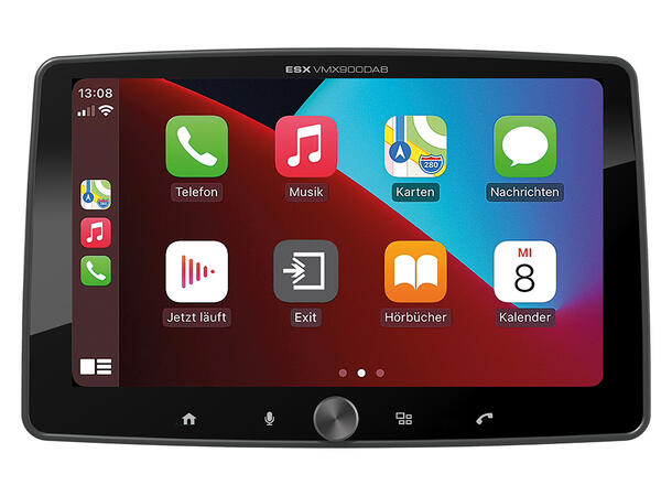 ESX 9" LCD/DAB+/FM/USB/SD/BT 1DIN DAB mediaspiller med 9" touchskjerm
