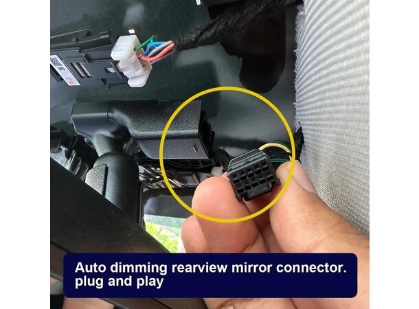 FITCAMX Integrert 4K Dashcam (front) Hyundai Kona 2024 -->