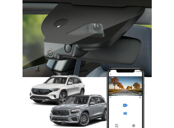 FITCAMX Integrert 4K Dashcam (front) MB GLB/EQB (2024-2025)