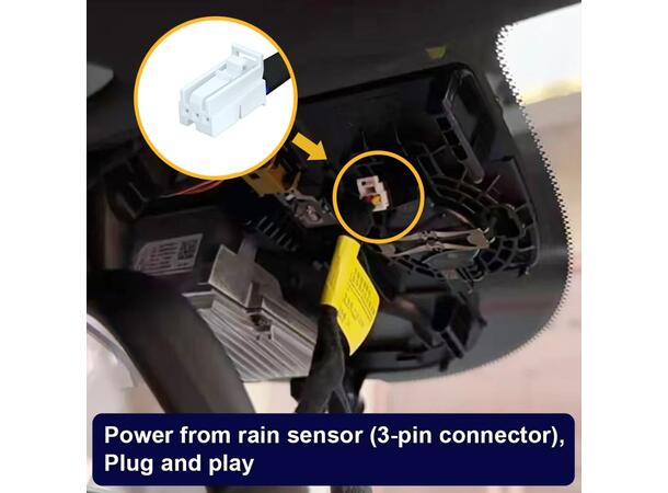 FITCAMX Integrert 4K Dashcam (front) MB GLB/EQB (2024-2025)
