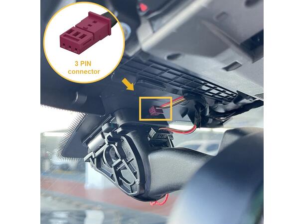 FitDVR Dashcam Power Adapter BMW 3-pin
