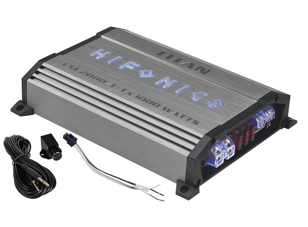 HiFonics TITAN EVO TXE2000/1 Klasse D digital monoforsterker