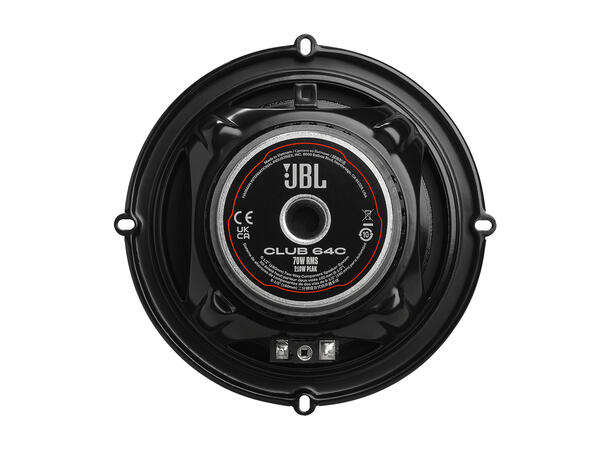 JBL 2-veis komposett, 6½" CLUB 6½", 2-veis, 70W RMS, 210W MAX