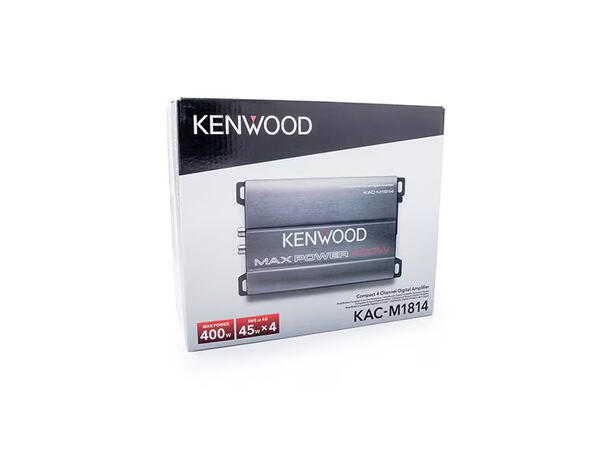 Kenwood 4-kanals marineforsterker 4 x 45W, 400W max