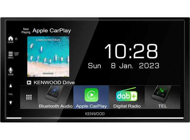 Kenwood DMX7722DABS 2-DIN MEDIASPILLER -  DAB BT USB/IPHONE