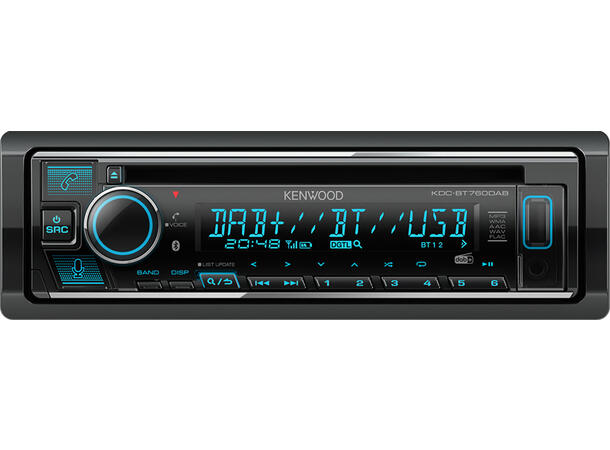 Kenwood KDCBT760DAB CD RADIO DAB BT USB/IPHONE