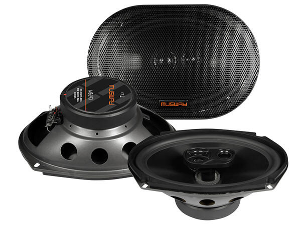 Musway 6x9"" 3-veis koaxialhøyttaler 6x9" fulltone 125/250W
