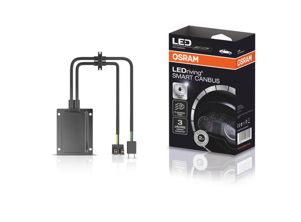 Osram LEDriving® Smart Can Bus  H7 LED 2pk, for H7 godkjent LED pære