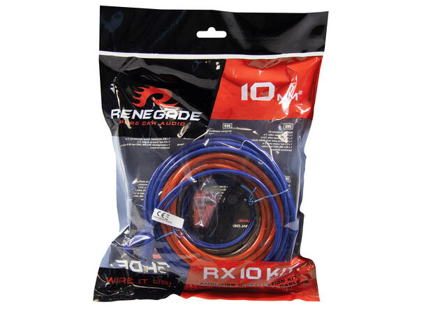 Renegade 10 mm² Kabelkit RCA, mini-ANL