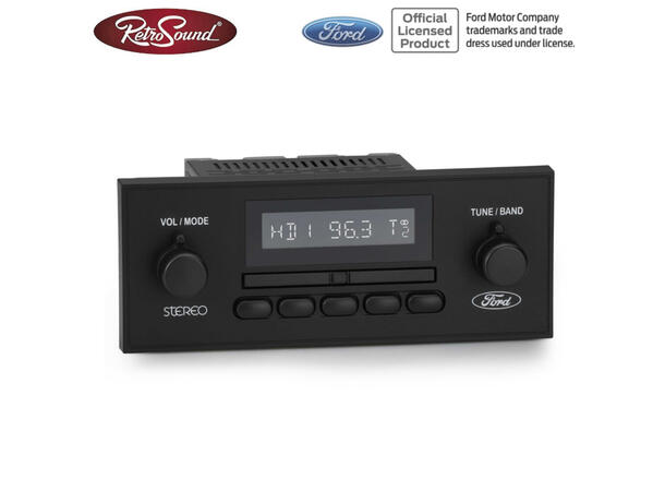 RetroSound Dallas radio DAB/AUX/BT/USB Til Ford F-serie/Bronco (1985 - 1986)