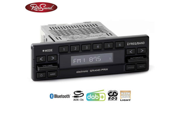 RetroSound Grand Prix DAB+ radio BT/AUX