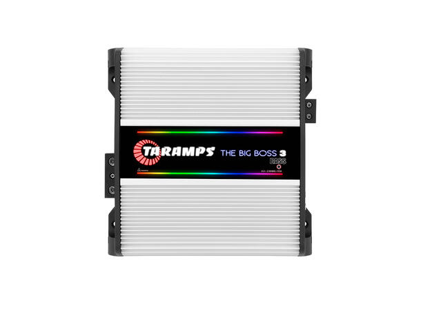 Taramps Bilforsterker 1x3000W 0,5~2ohm 0,5~2 ohm Hvit utførelse / RGB