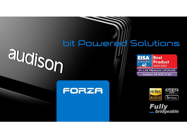 Audison Forza 12-kanals DSP-forsterker 1080W RMS  @ 2ohm