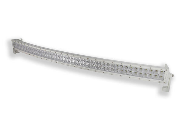 Metra marine LED-bar 42" buet Dobbeltradet hvit marinesertifisert 42"