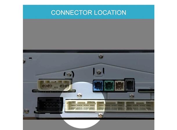 Beat-Sonic 30cm forlengelseskabel strøm Toyota/Lexus/Subaru/Suzuki (2018 -->) 