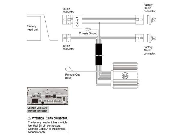 BeatSonic Kompakt Plug & Play forsterker Til Toyota/Subaru/Suzuki (2018 -->)