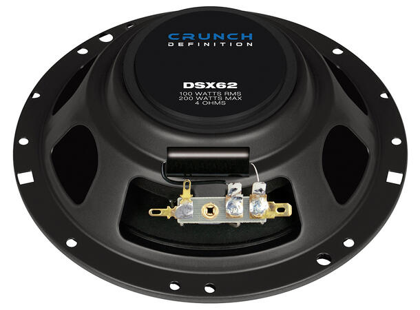 CRUNCH DSX62, 2-vei koaxial 16,5 cm 16,5 cm (6½") Koaxial høyttalere