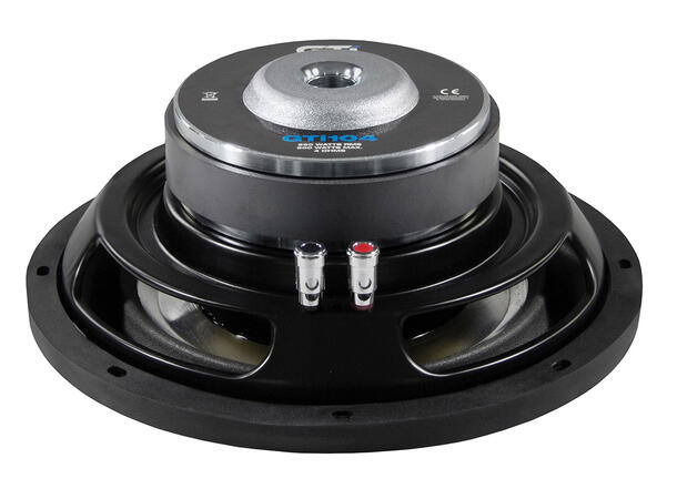 CRUNCH GTI104, 10" slim subwoofer 25 cm (10") Flat Subwoofer