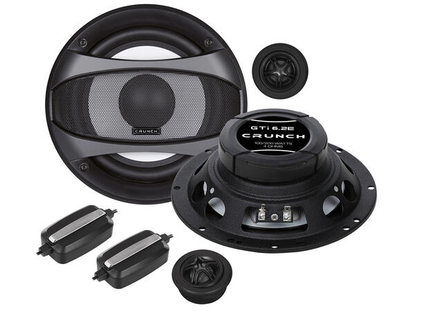 CRUNCH GTI6.2E, 2-vei kompo 16,5 cm 16,5 cm (6½") Komponentsett