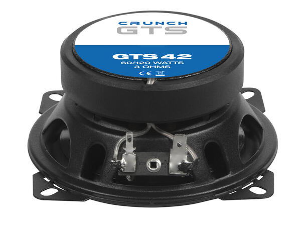 CRUNCH GTS42, 2-vei koaxial 10 cm 10 cm (4") Koaxial høyttalere