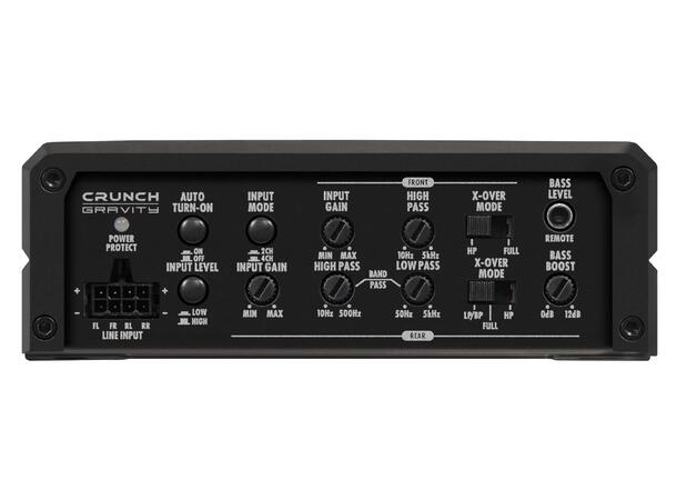 CRUNCH GTX1000.4D, 4-kanals forsterker Class D Digital 4-kanals forsterker